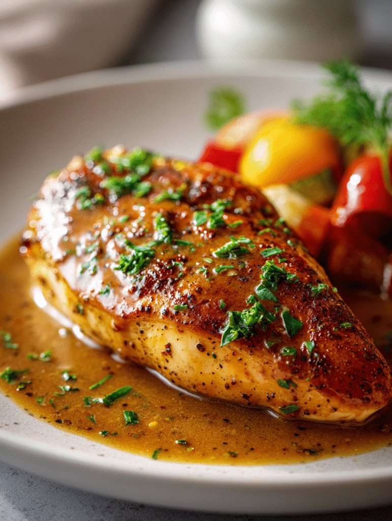 Pan-Seared Chicken Breast with Easy Pan Sauce