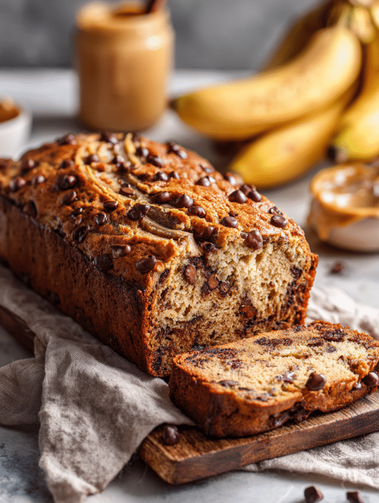 Peanut Butter Banana Bread