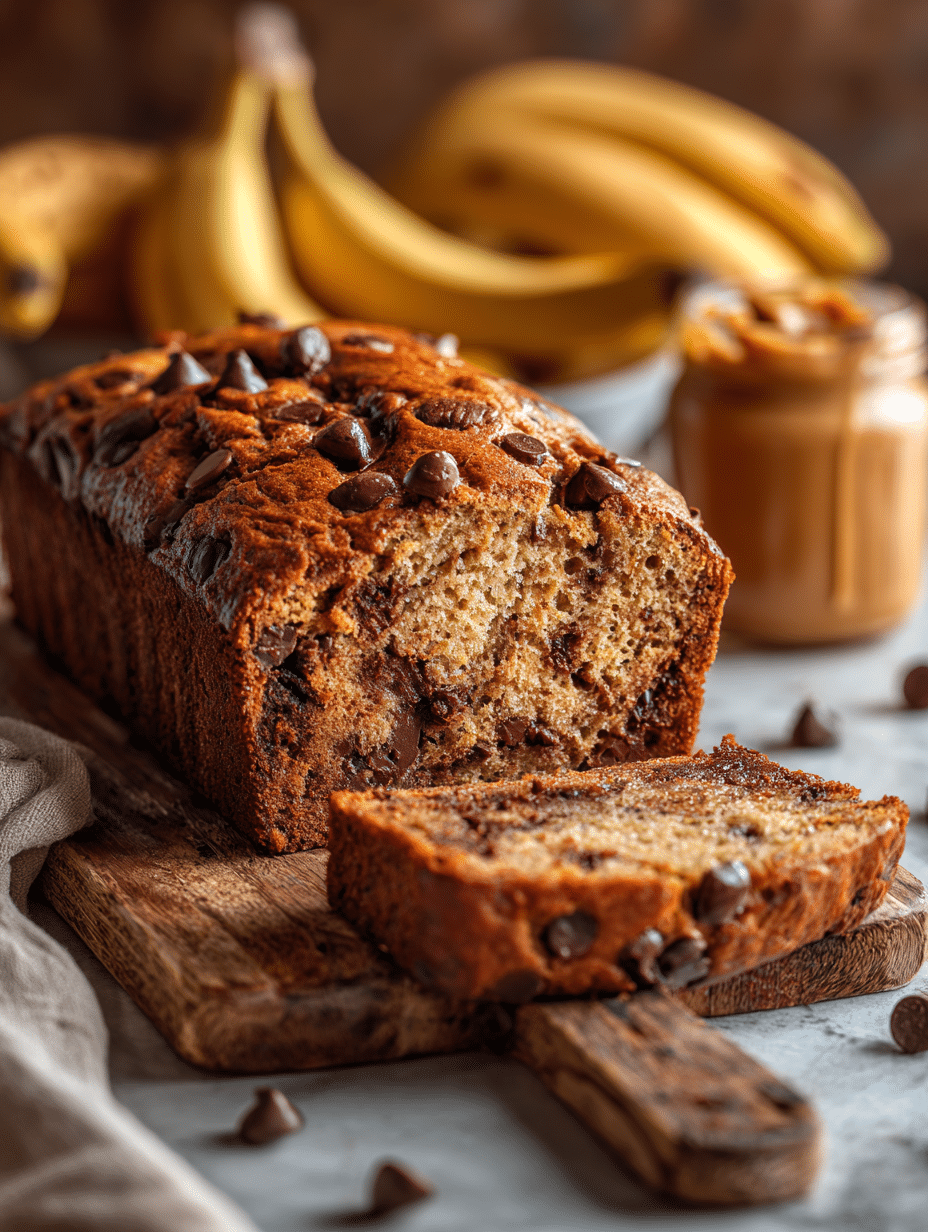 Peanut Butter Banana Bread