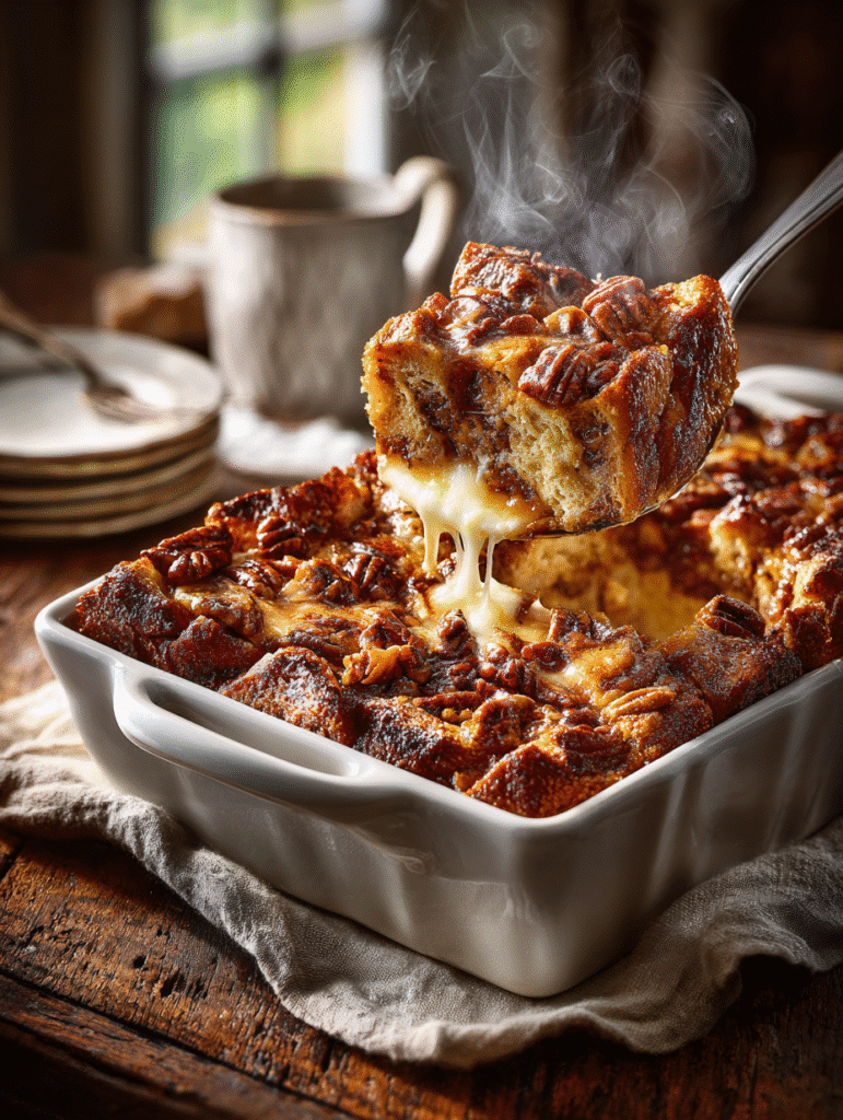 Pecan Pie Bread Pudding