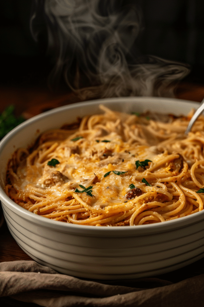 Baked Chicken Spaghetti