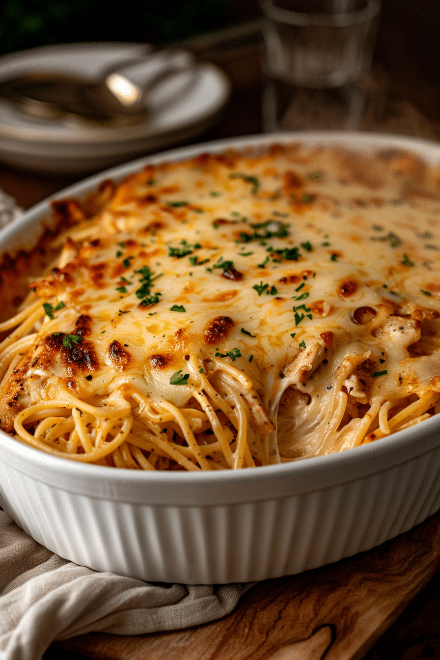Baked Chicken Spaghetti