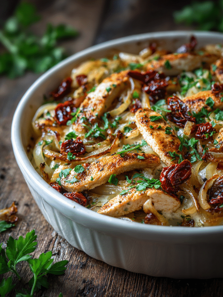 Chicken with Caramelized Onions