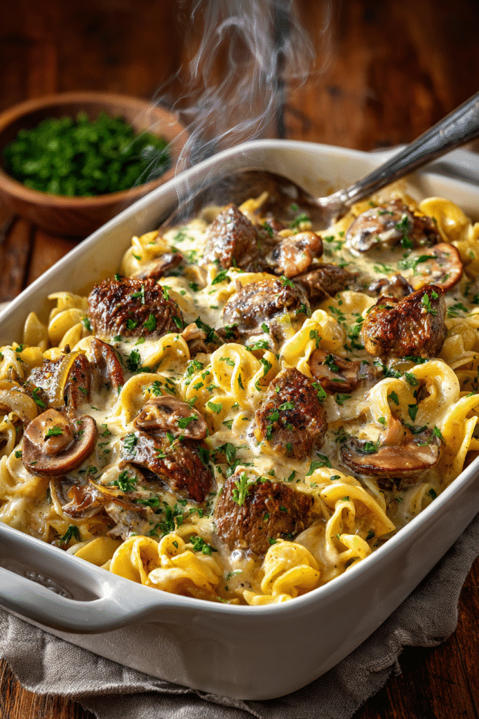 Beef Stroganoff Casserole