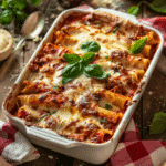 Baked Ziti with Meat Sauce