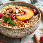 Cinnamon Quinoa Breakfast Bowl