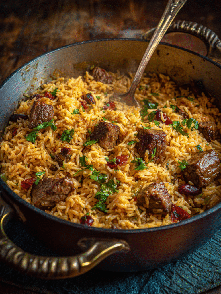 Easy Beef and Rice Casserole