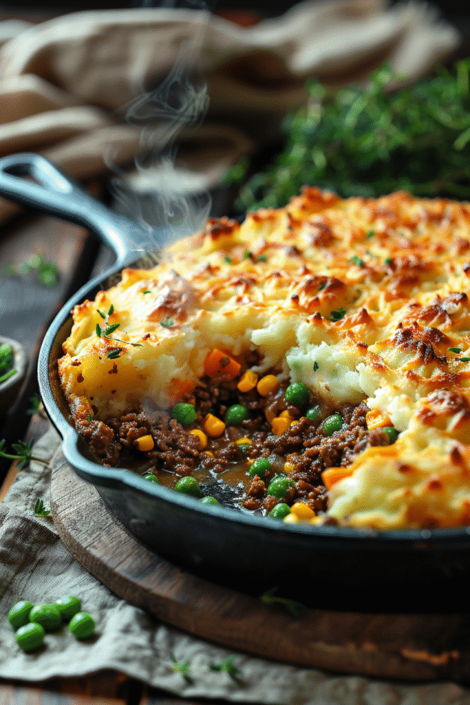 Cottage Pie with Mashed Potatoes
