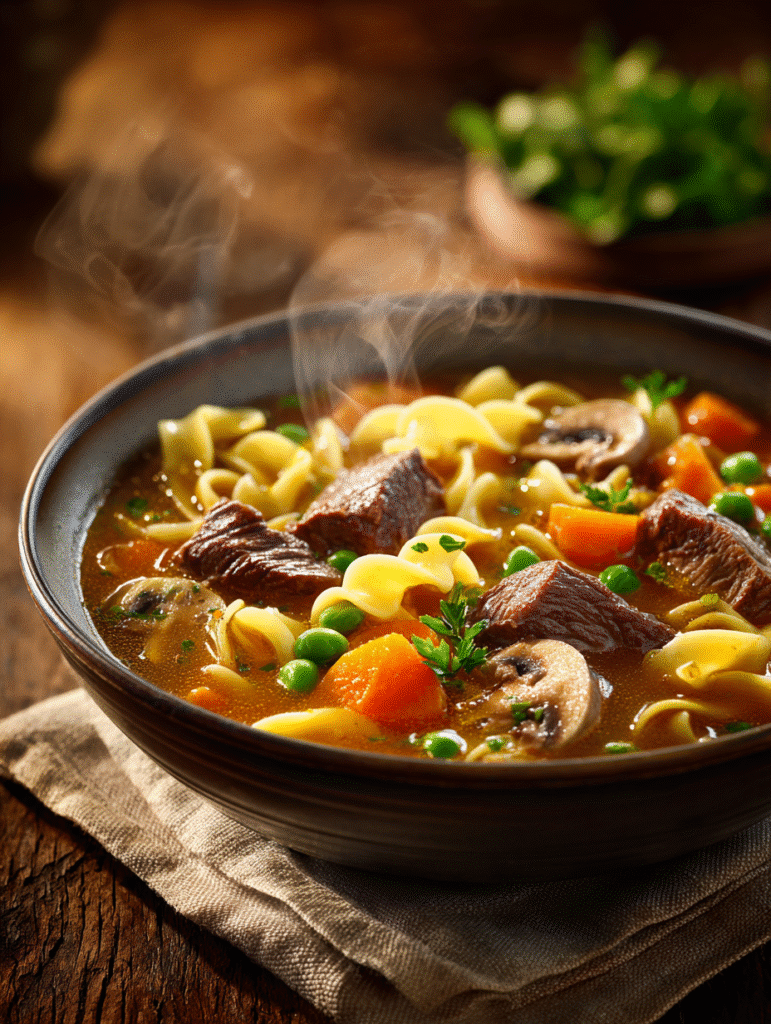 Beef and Noodle Soup