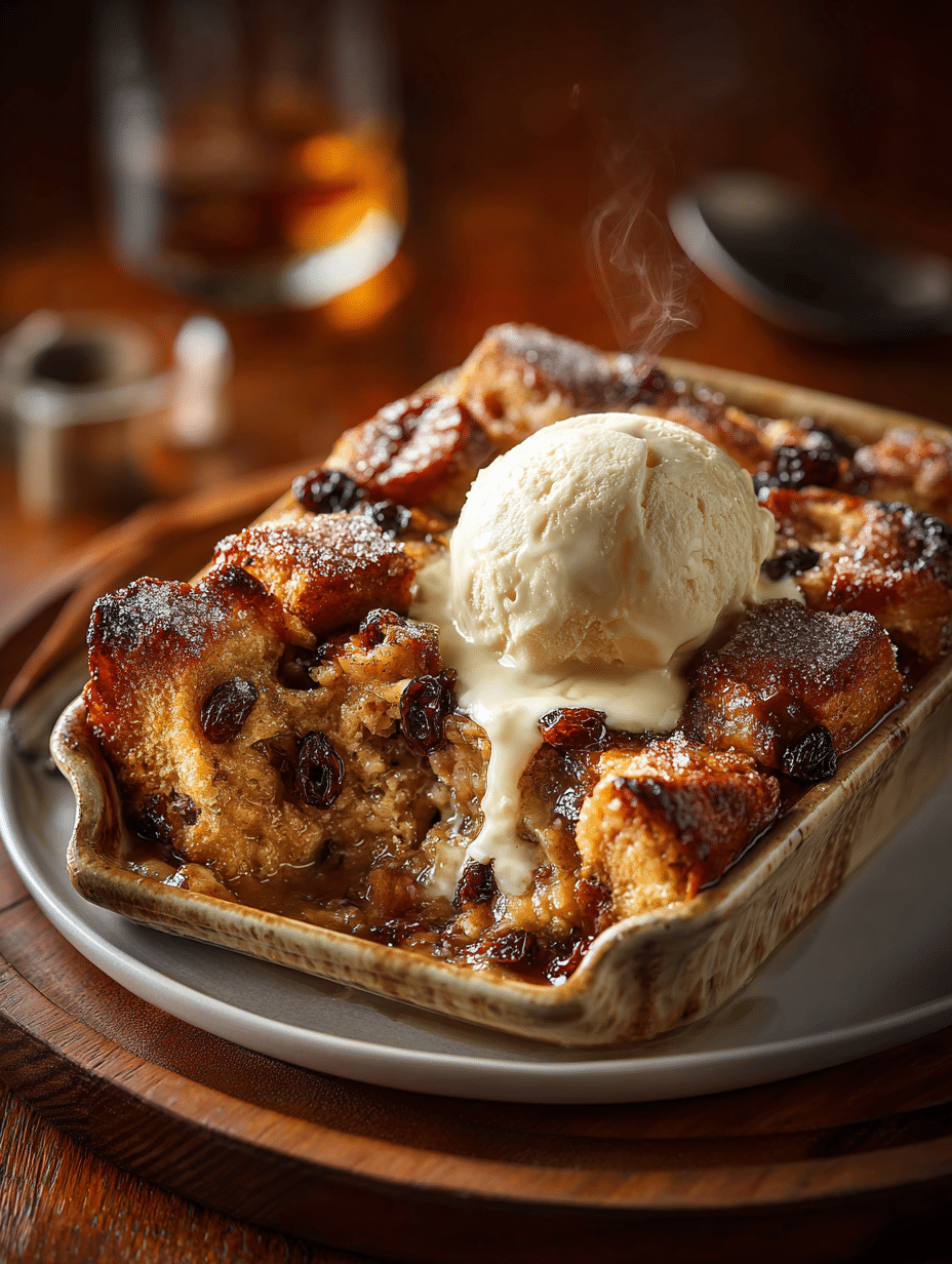 Classic Brandy Bread Pudding