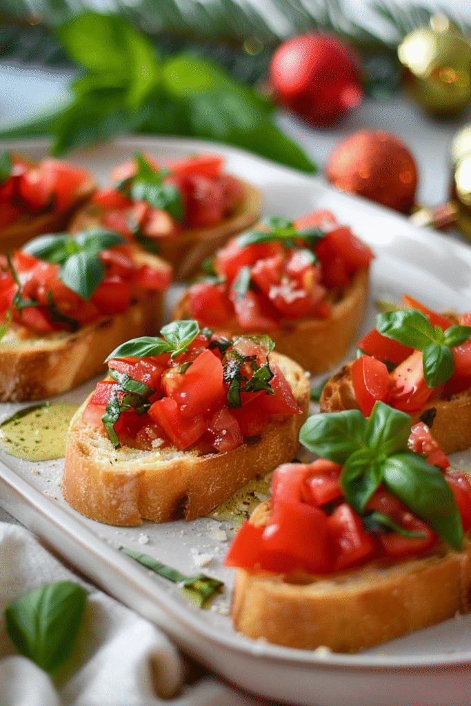 Bruschetta with Tomato and Basil