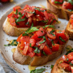 Bruschetta with Tomato and Basil