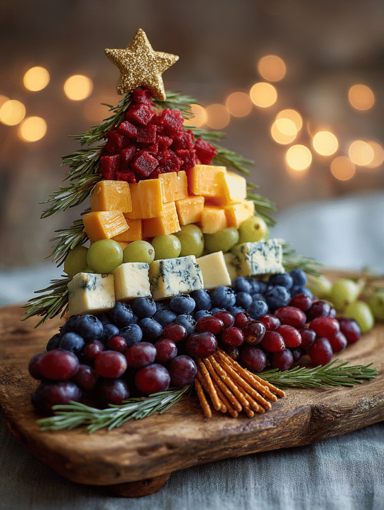 Christmas Tree Cheese Board