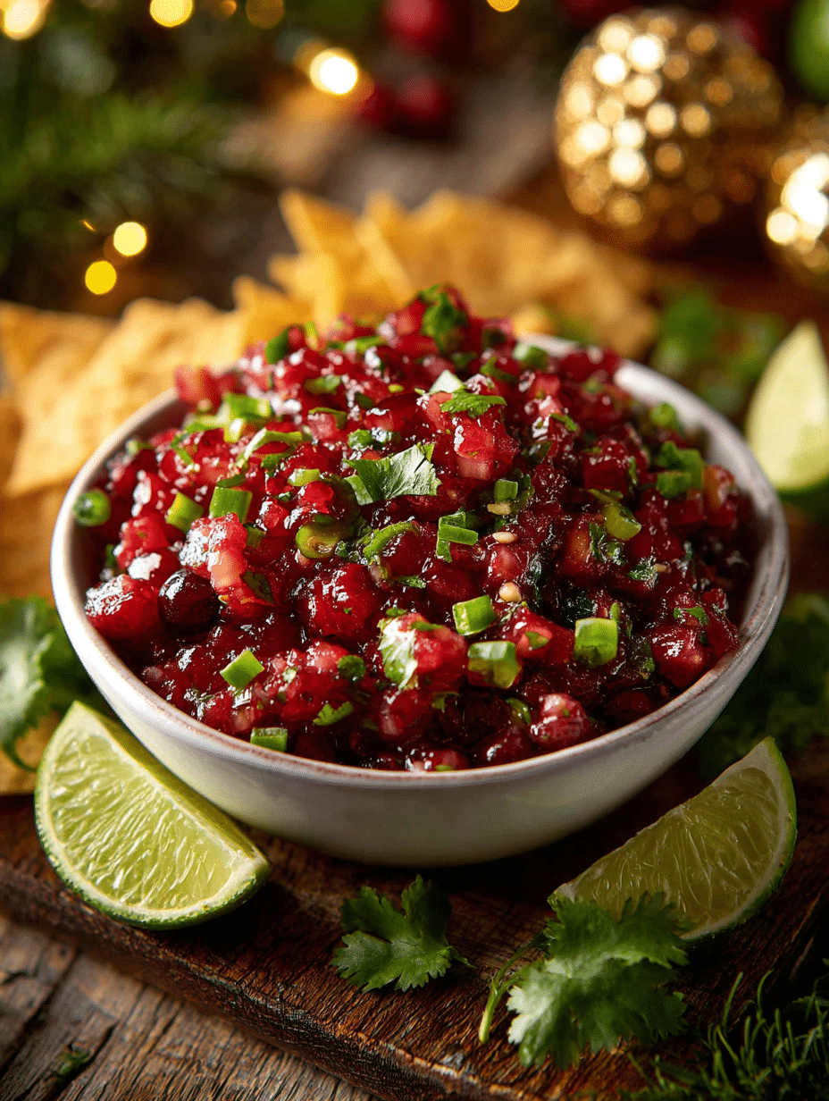 Cranberry Salsa