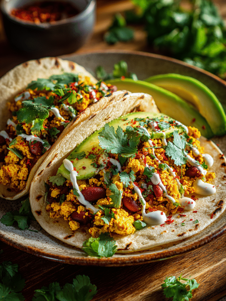 Tofu Scramble Tacos