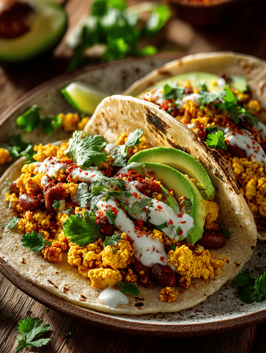 Tofu Scramble Tacos
