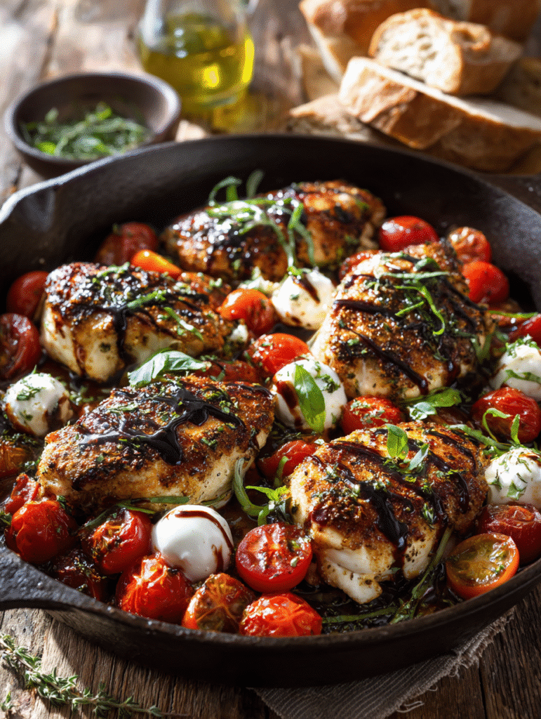 Caprese Chicken Skillet