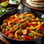 Easy Skillet Chicken Fajitas