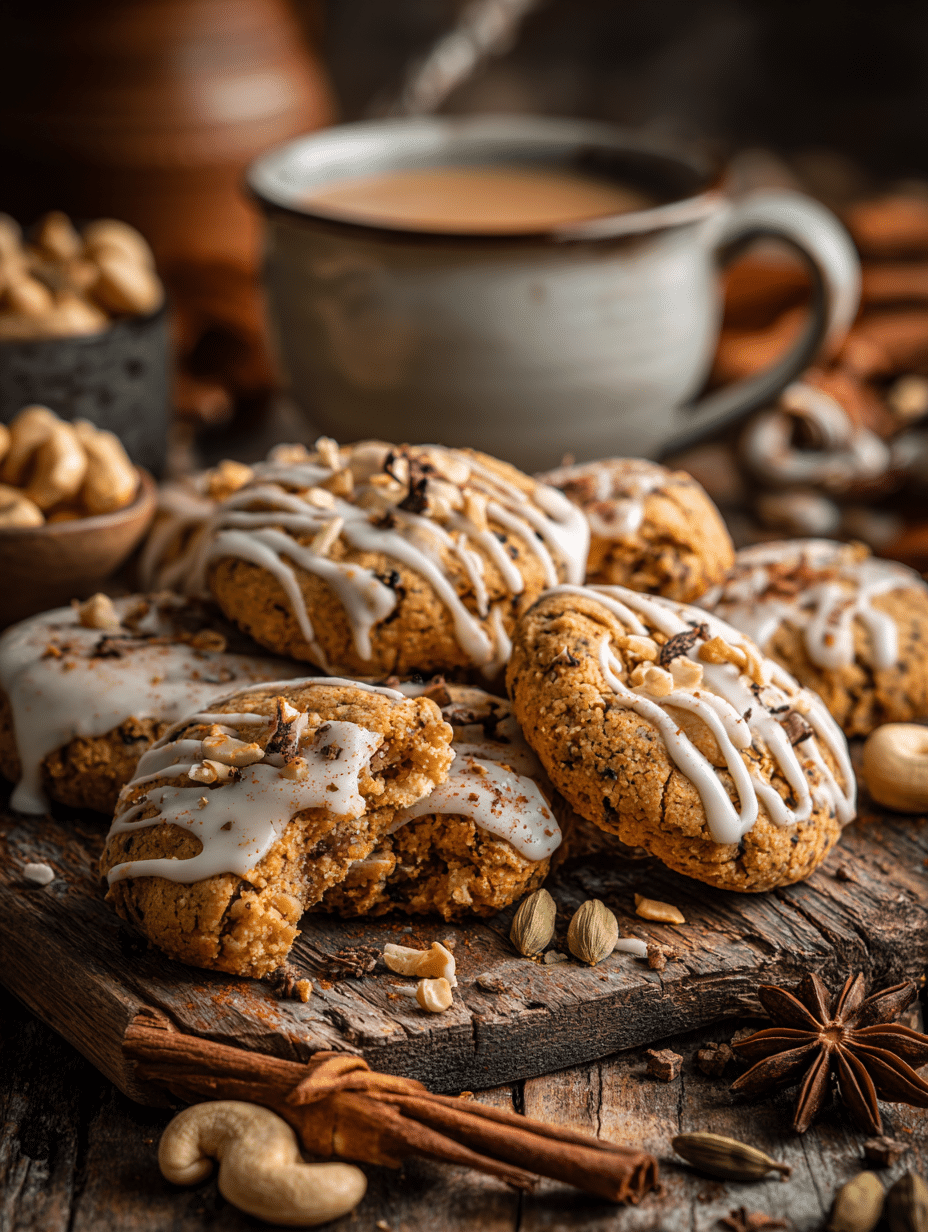 Chai Spice Protein Breakfast Cookies