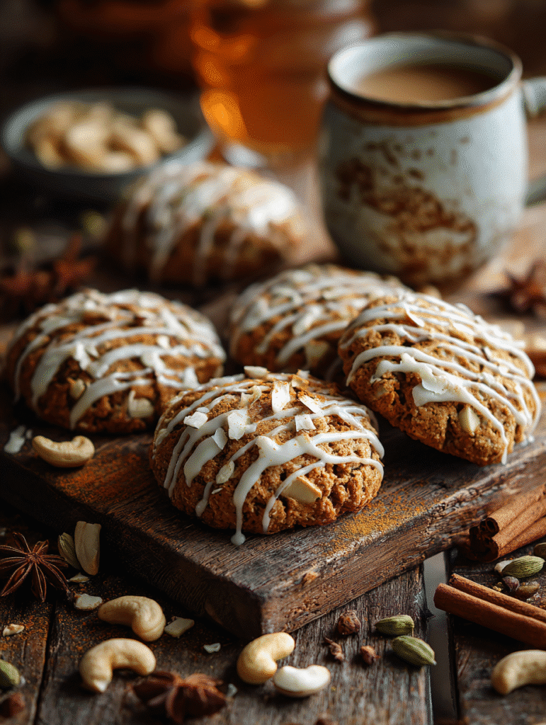 Chai Spice Protein Breakfast Cookies