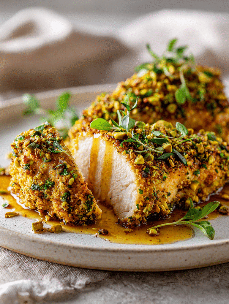 Juicy Pistachio-Crusted Chicken