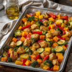 Sheet Pan Chicken with Rainbow Vegetables