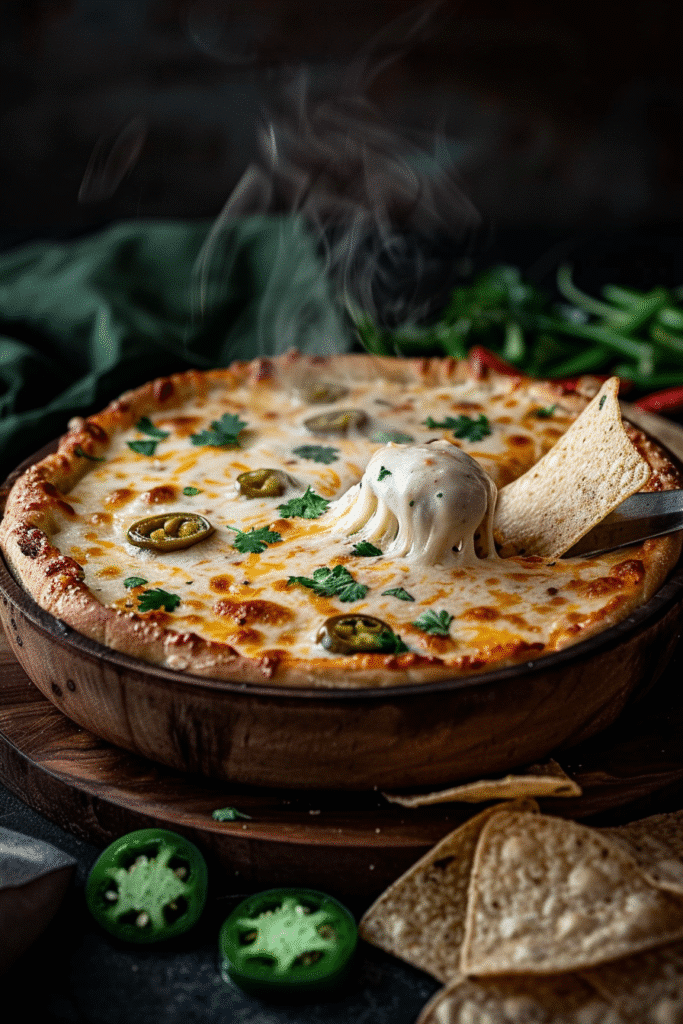 Hot Cheese Dip with Jalapeños