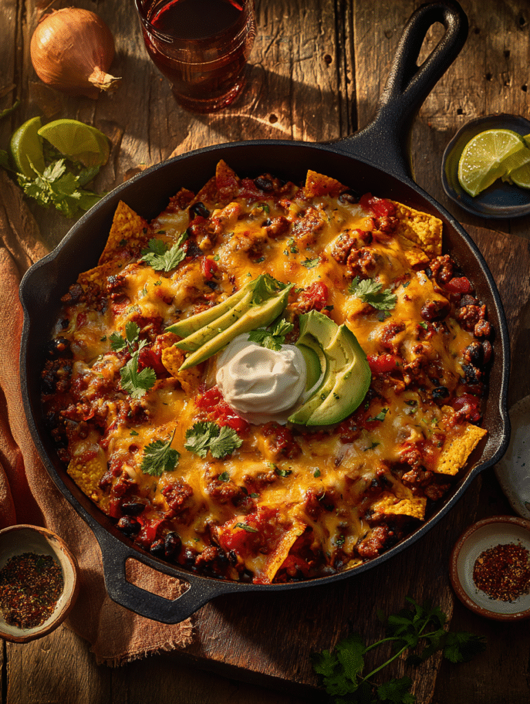 Easy Beef Taco Skillet