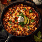 Easy Beef Taco Skillet