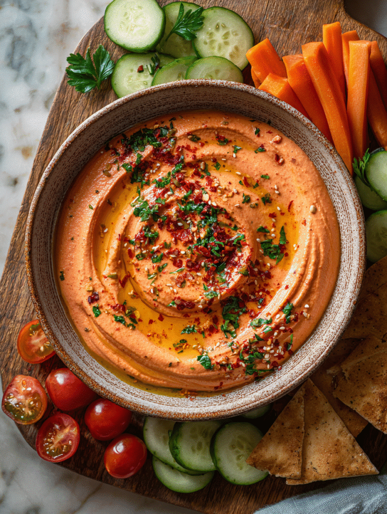 Roasted Red Pepper Hummus