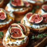 Fig and Goat Cheese Crostini