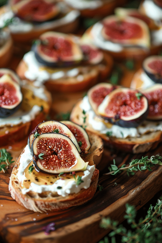 Fig and Goat Cheese Crostini