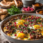 Ground Beef and Eggs Skillet