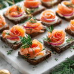 Smoked Salmon Canapé