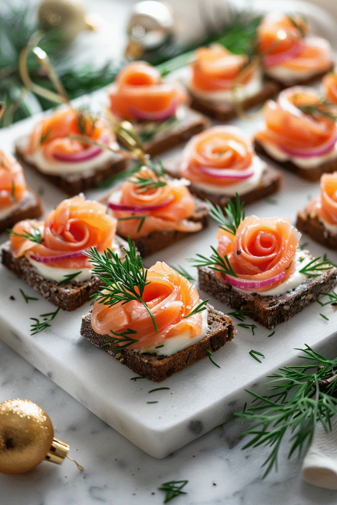 Smoked Salmon Canapé