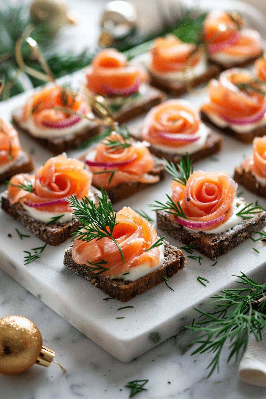 Smoked Salmon Canapé