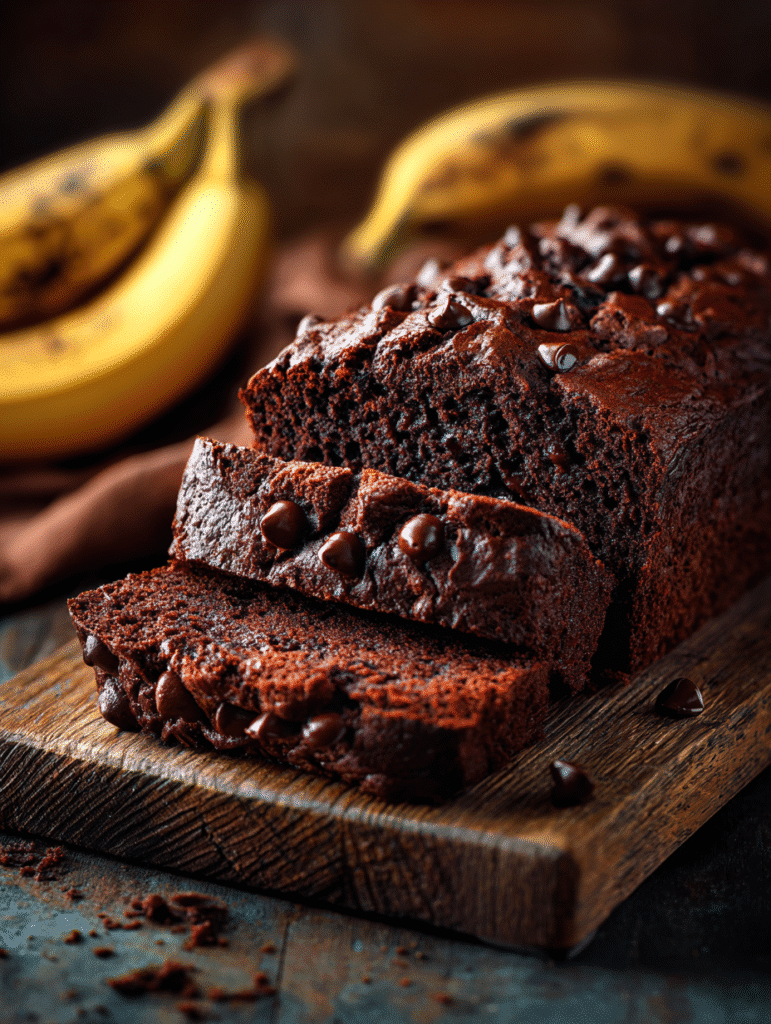 Double Chocolate Banana Bread