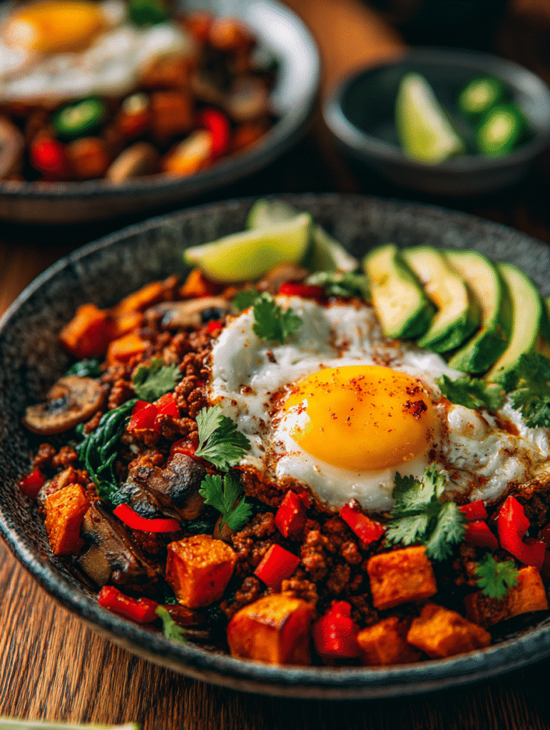 Tex-Mex Sweet Potato Hash
