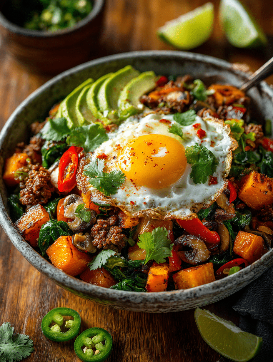 Tex-Mex Sweet Potato Hash