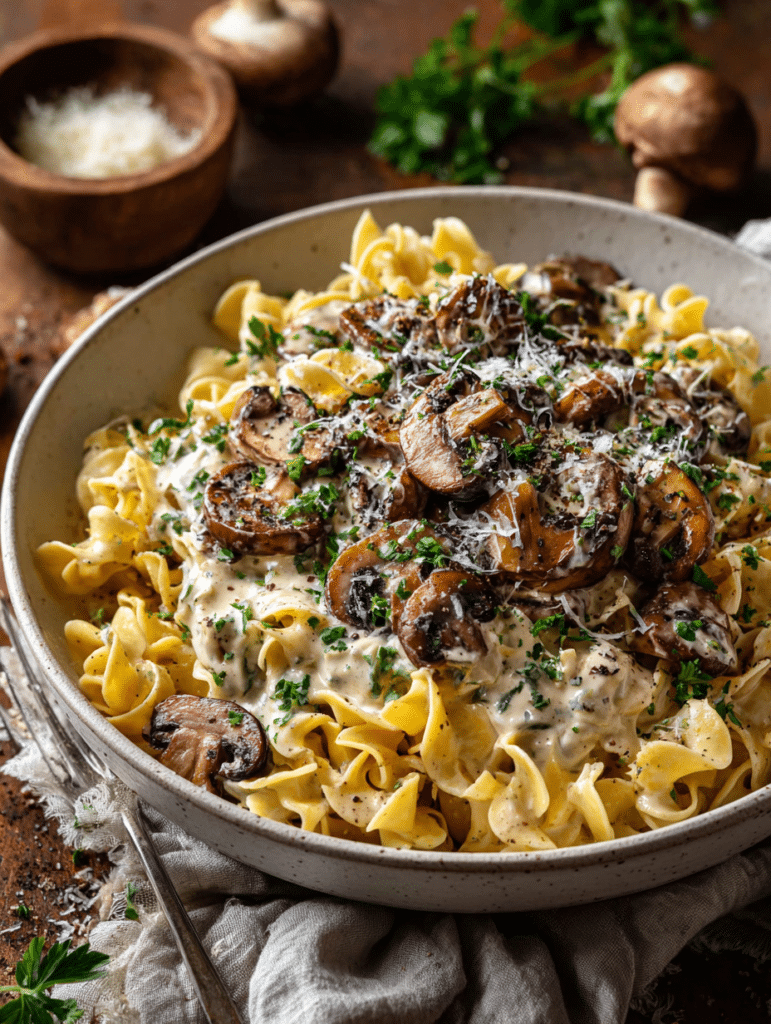Mushroom Stroganoff