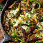 Philly Cheesesteak Skillet