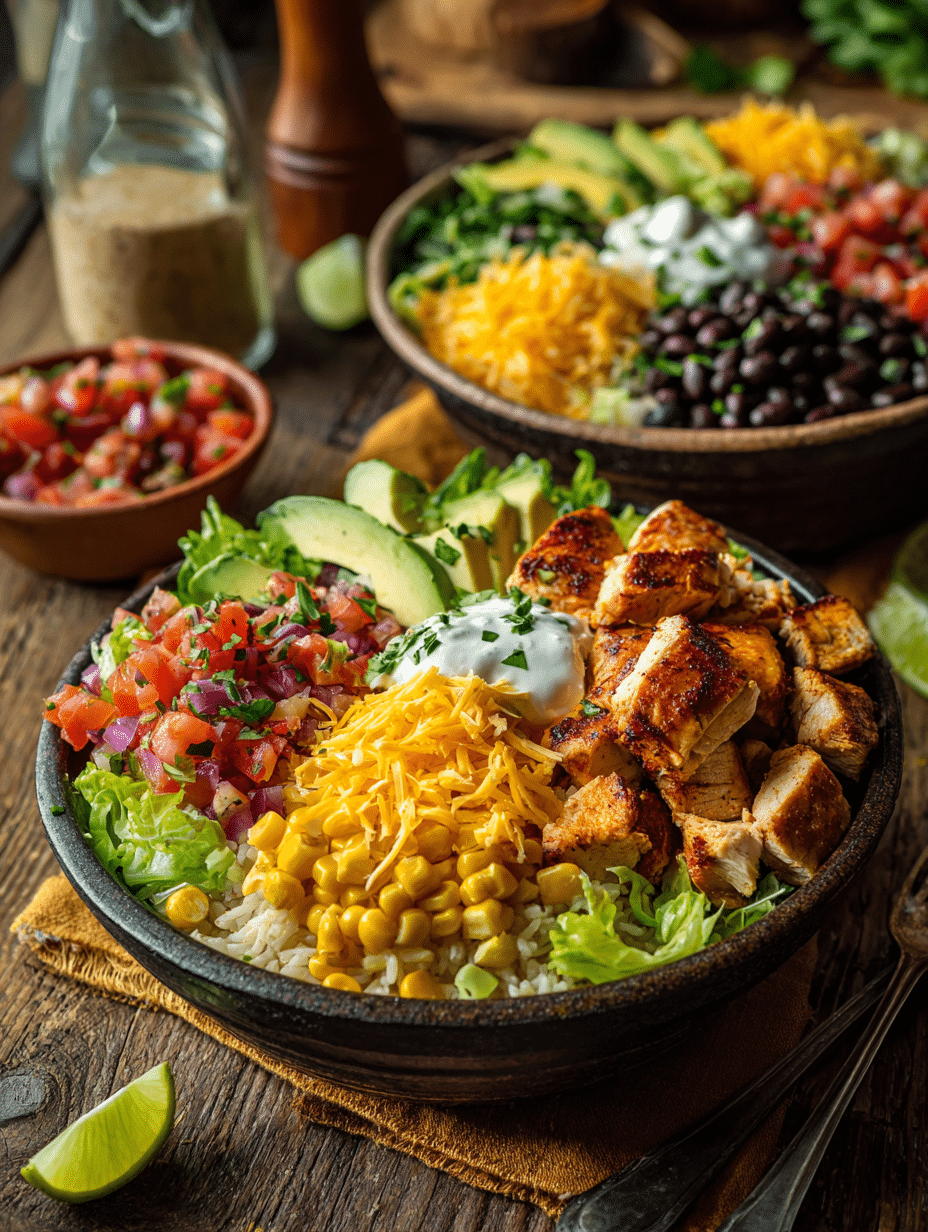 Chicken Burrito Bowls