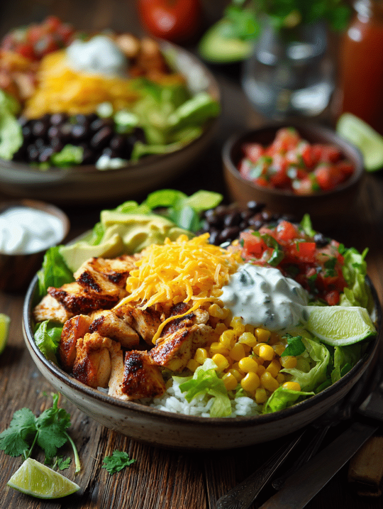 Chicken Burrito Bowls