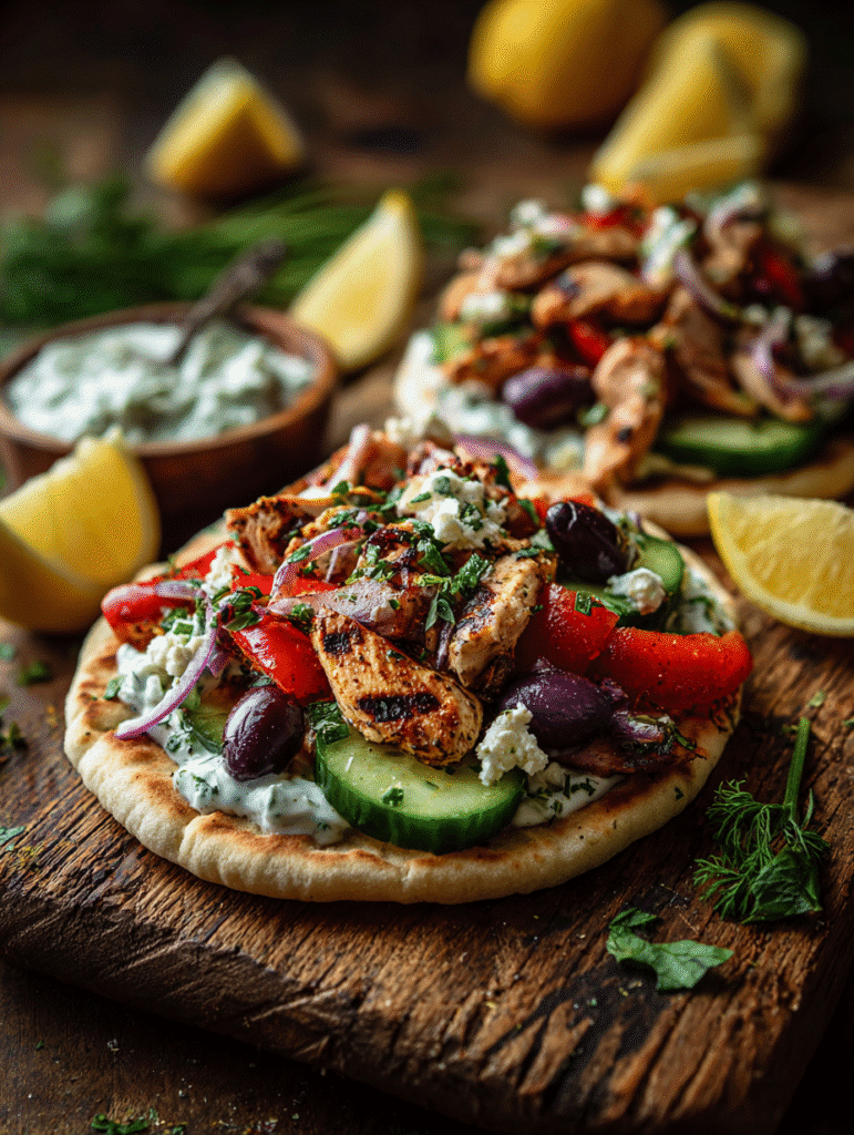 Greek Chicken Pita