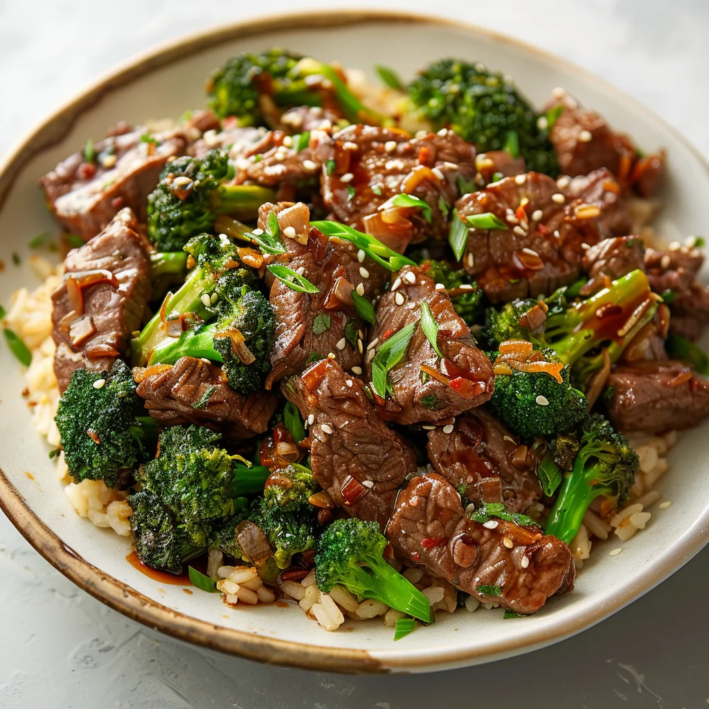 Low Sodium Beef and Broccoli with Brown Rice Recipe