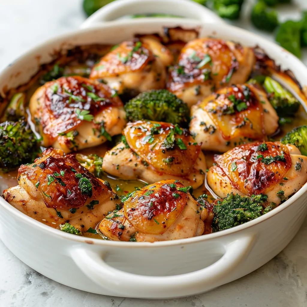 Chicken Broccoli Bake with Baked Flavor