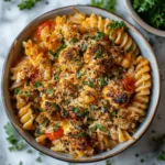 Easy Creamy Chicken Pasta Bake
