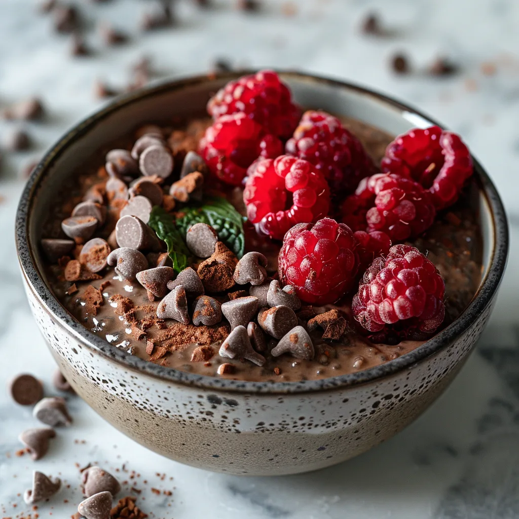 Chocolate Raspberry Chia Pudding Recipe: Velvety Vegan Treat