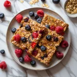 Healthy Fruit & Oatmeal Breakfast Bars