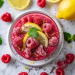 Raspberry Lemon Chia Pudding